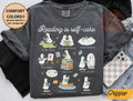 Reading Self Care Teacher Reading Book Lover Goose Literacy Teacher Tee Reader Comfort Colors (1)