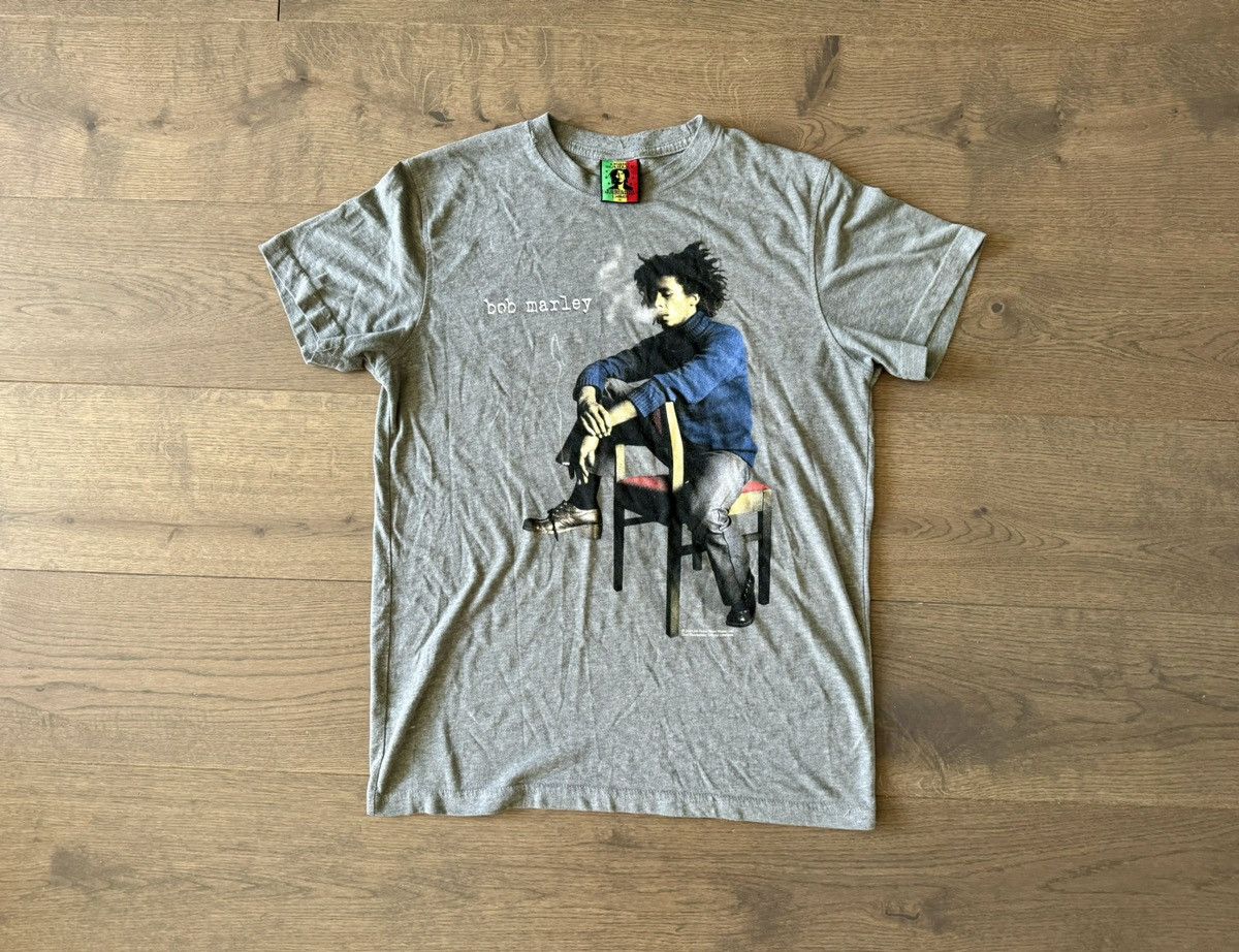 Vintage X Zion Rootswear Bob Marley Vintage Gray T Shirt Zion Rootwear 2001 Hoodie, Sweatshirt | FlexRushtees.com