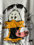 Fruit Of The Loom Vintage 1987 Airwaves Led Duck Tee Screen Stars Usa