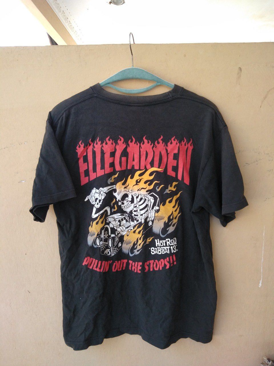 Misfits Y2k Ellegarden Punk Band Sunfaded Overprinted Tee Hoodie, Sweatshirt | FlexRushtees.com