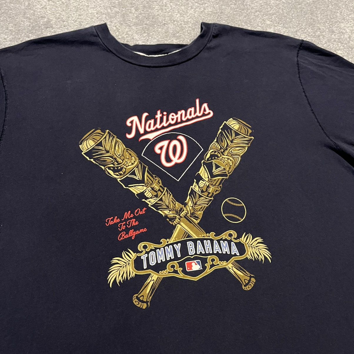 Tommy Bahama X Vintage Tommy Bahama Mlb Washington Nationals Tropical Tiki T Shirt