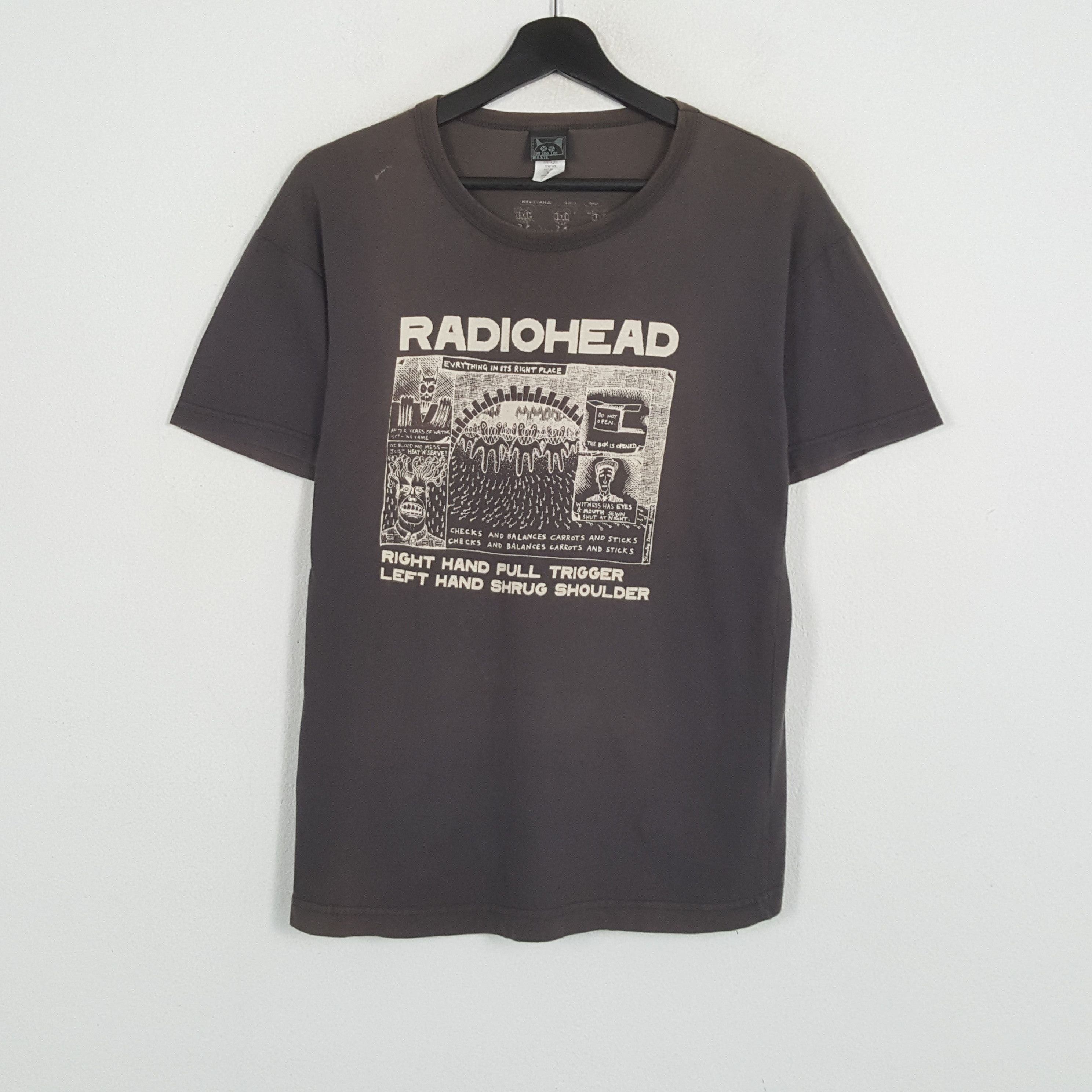 Vintage Radiohead Rock Band Music Tshirt Streetwear Style Hoodie, Sweatshirt | FlexRushtees.com