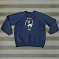 Vintage Screen Stars Sweatshirt Raglan Unisex Adults L Blue London Graphic Print 80s Hart Ho