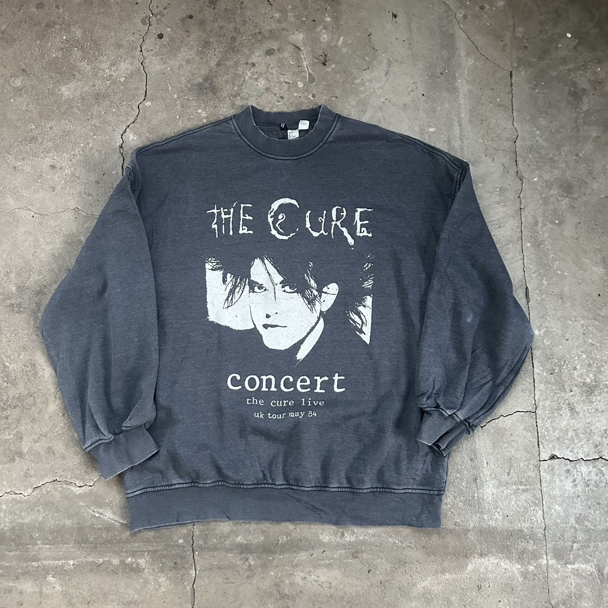 Cure The Cure Band Rare Washed Oversize Rock Crewneck Hype Y2k T-Shirts, Hoodie, Sweatshirt | FlexRushtees.com