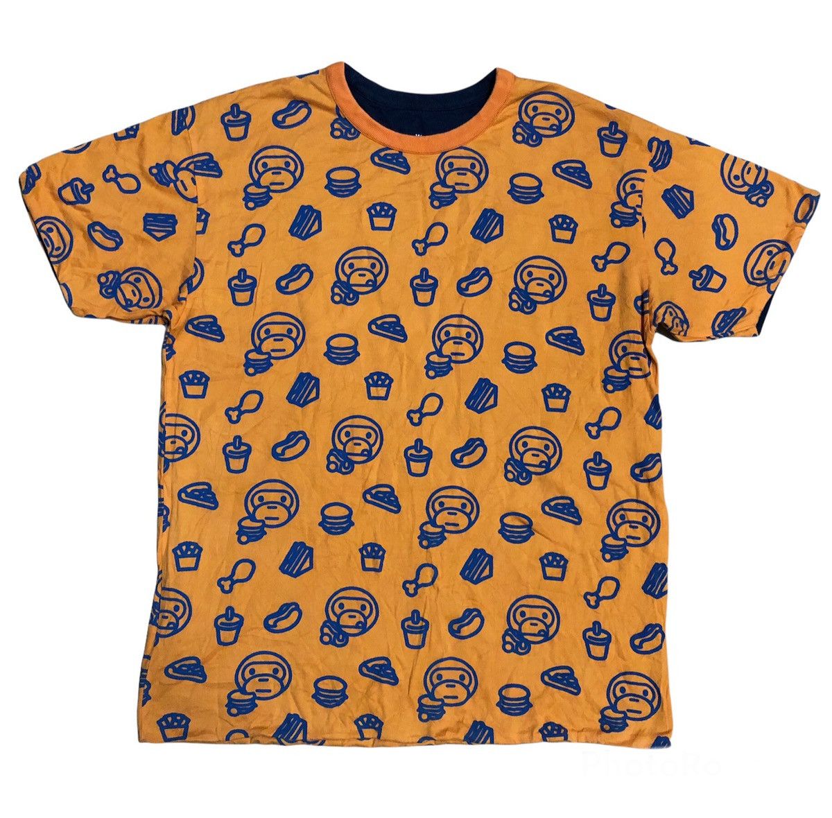Bape Baby Milo Junk Food Reversible Tee Hoodie, Sweatshirt | FlexRushtees.com