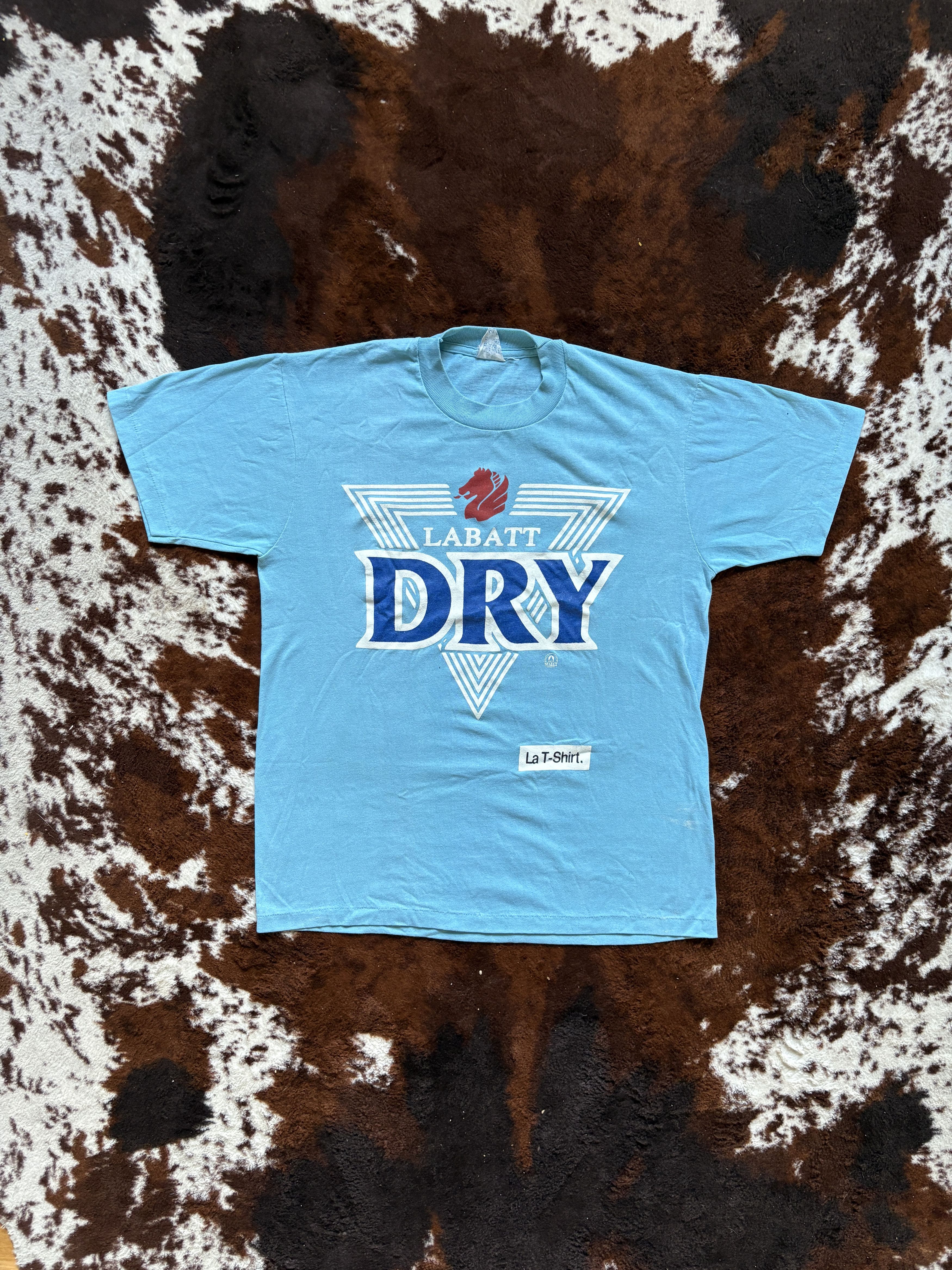 Vintage 80s Labatt Dry Beer T Shirt Hoodie, Sweatshirt | FlexRushtees.com