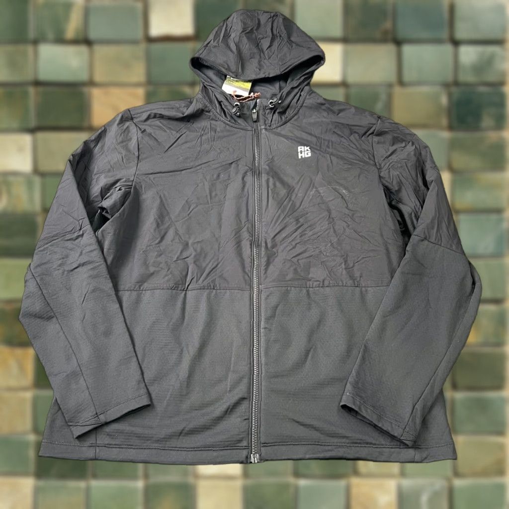 Vintage Alaskan Hardgear By Duluth Trading Co Crosslayer Hoodie Men S Size L Black Full Zip Regular
