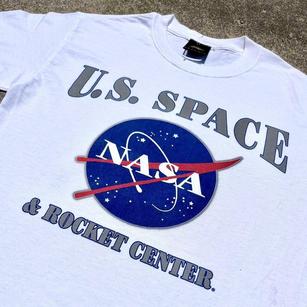 Vintage 90s Nasa Space Center Tee Small Prairie Mountain