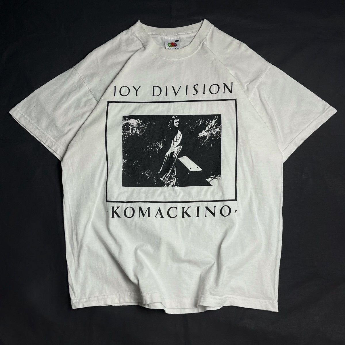 Vintage Joy Division Komackino Album Vintage White Tee Hoodie, Sweatshirt | FlexRushtees.com