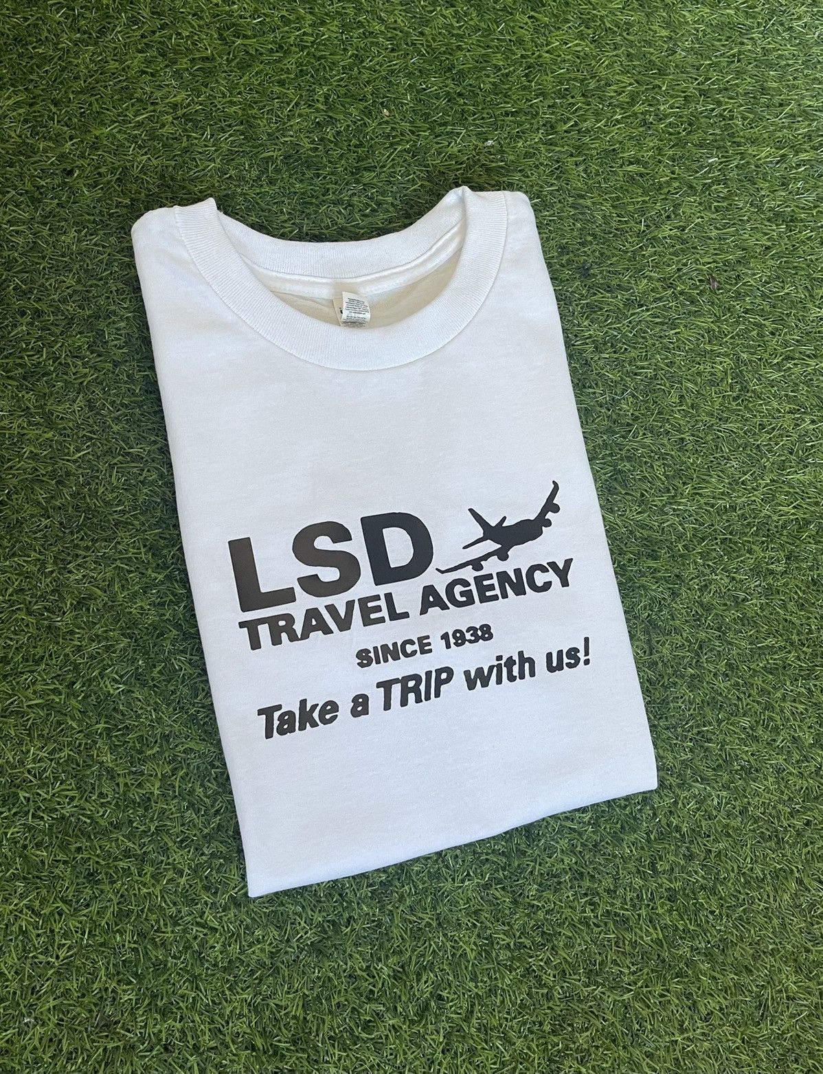 Vintage Lsd Take A Trip Travel Agency Rare Tee Hoodie, Sweatshirt | FlexRushtees.com