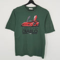 Vintage Lamborghini Diablo Alpine Luxury Car Tshirt