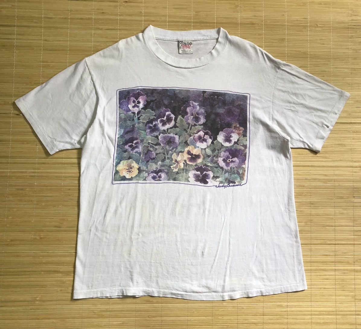 Vintage 90s Judy Buswell Visual Artist T Shirt Single Stich Hoodie, Sweatshirt | FlexRushtees.com