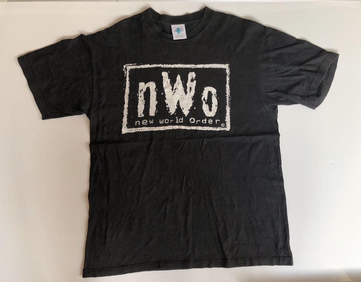 Wcw Nwo Vintage Nwo New World Order Wce Tag Tee Xl Hoodie, Sweatshirt | FlexRushtees.com
