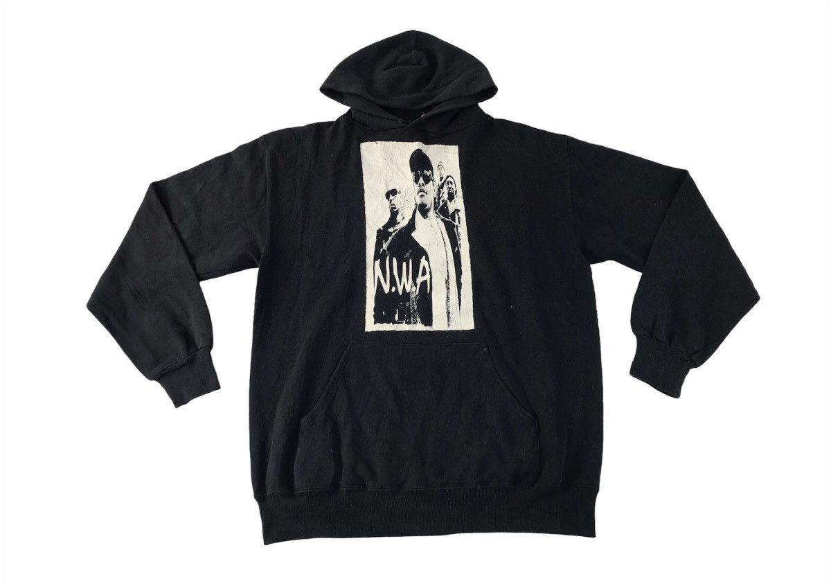Band Tees Vintage 90s N W A Hip Hop Rap Hoodie Promo Tour Jerzees Usa Sweatshirt | FlexRushtees.com