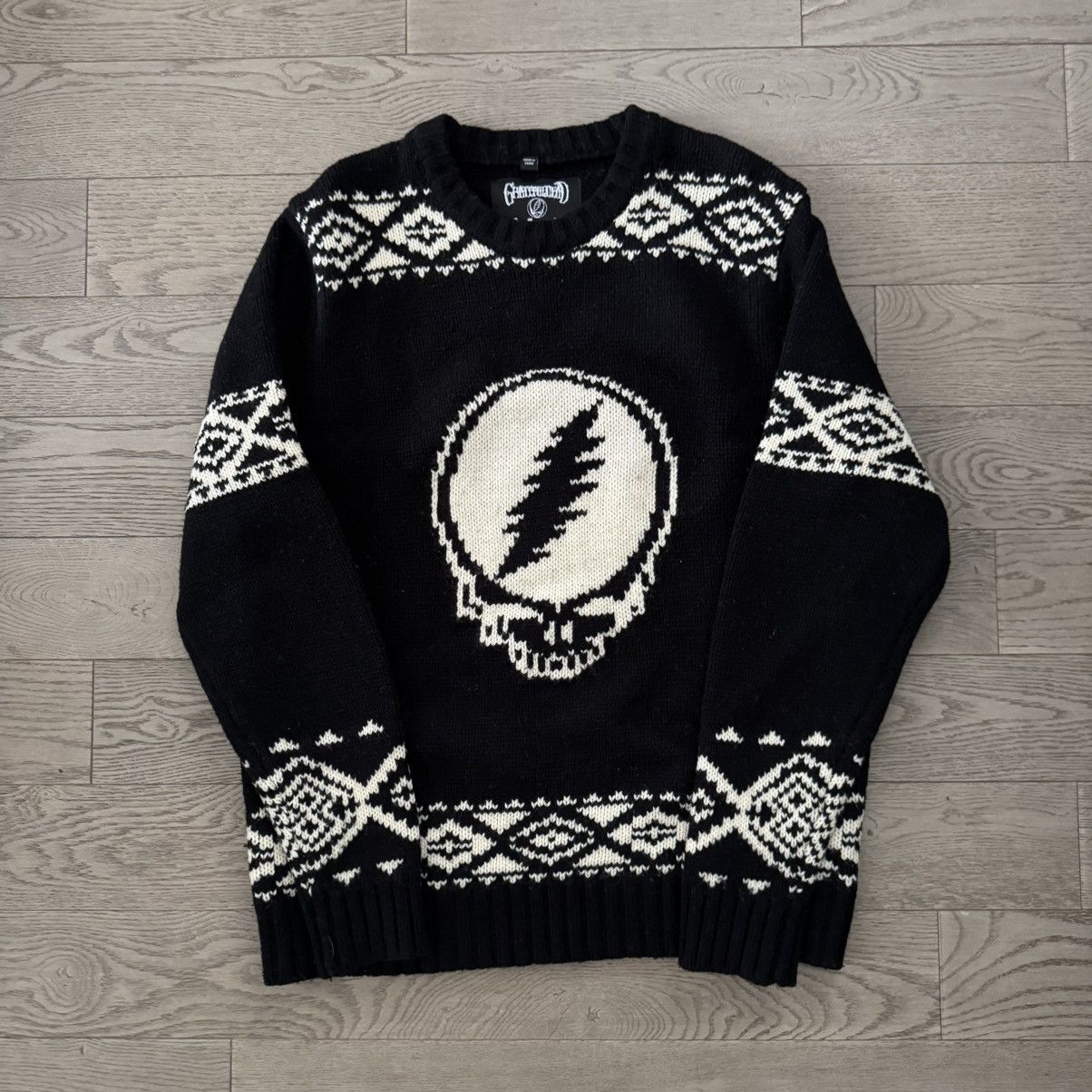 Schott Nyc X Grateful Dead Wool Blend Sweater T-Shirts, Hoodie, Sweatshirt | AU16VibeMintTees.com