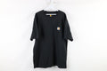 Vintage Carhartt Spell Out Box Logo Pocket T Shirt Black