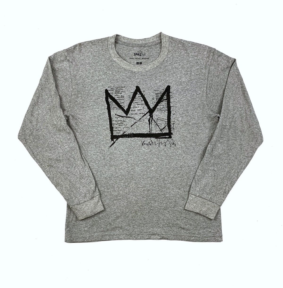 Uniqlo X Vintage Jean Michel Basquiat Artist Long Sleeve Shirt