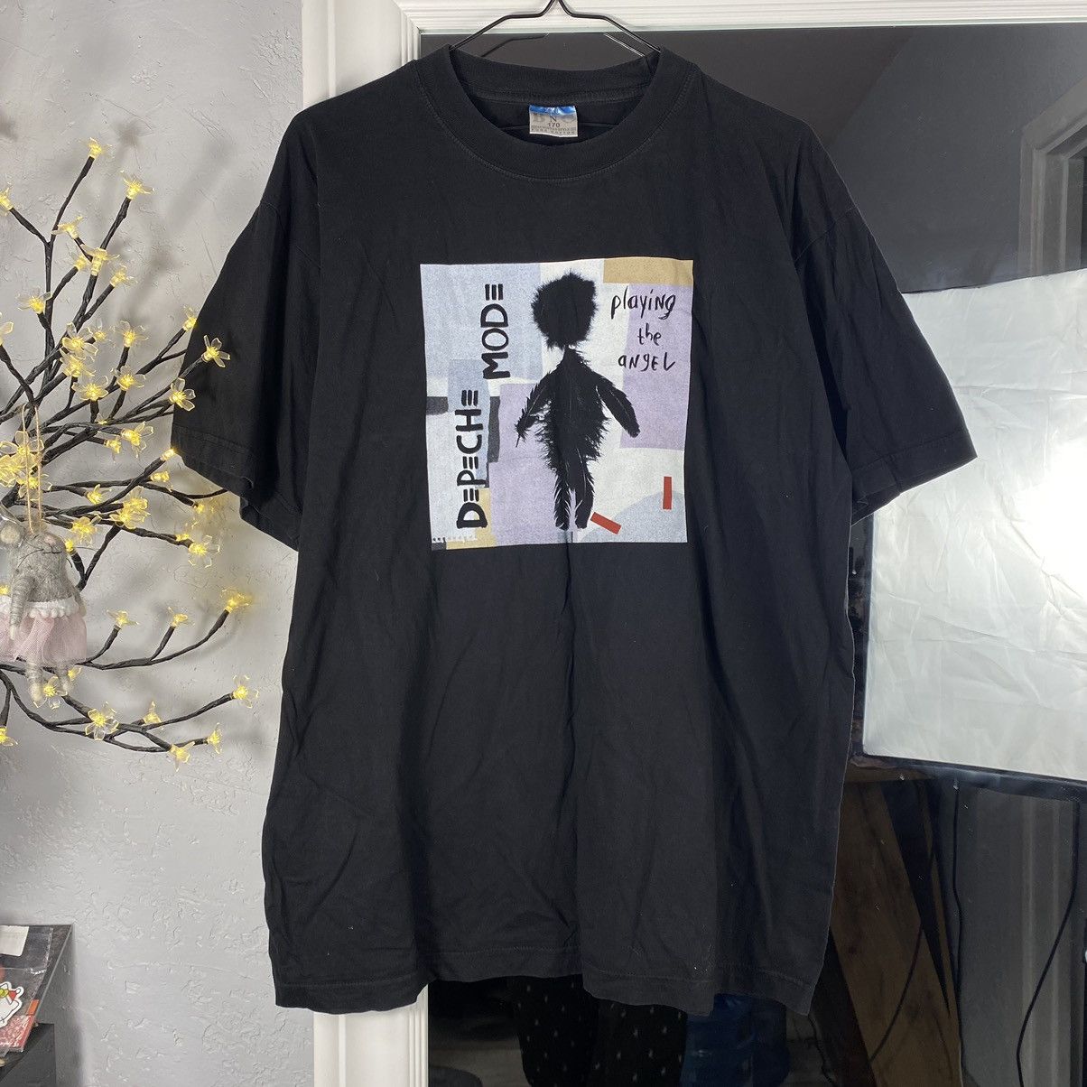 Band Tees Vintage Depeche Mode 2005 Playing The Angel T Shirt Hoodie, Sweatshirt | FlexRushtees.com