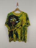 Vintage Distressed Rastaman Bob Marley Full Print Tee Hoodie, Sweatshirt | FlexRushtees.com