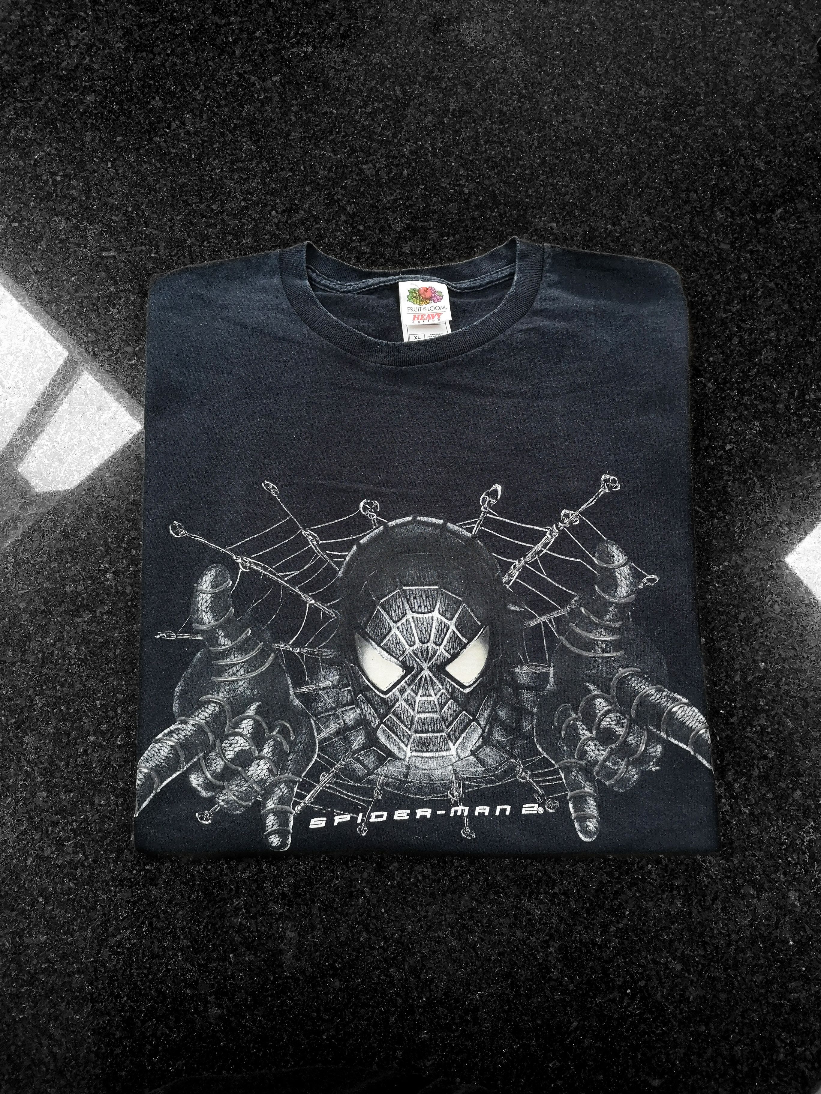 Vintage Spiderman 2 Bootleg Tee Hoodie, Sweatshirt | FlexRushtees.com