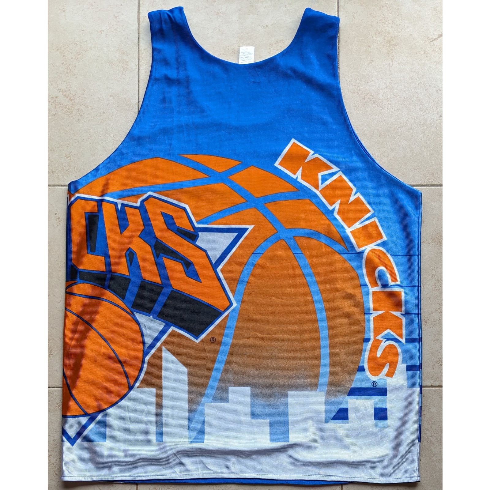 Starter Ny Knicks 90s Starter Reversible Aop Jersey M Blue Nba Vtg T-Shirts, Hoodie, Sweatshirt | FlexRushtees.com