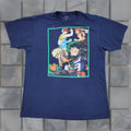Vintage My Hero Academia Shirt Men Large Blue Graphic Tee Anime Mens