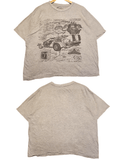 Vintage Back To The Futur Cyber Car Retro Style T Shirt