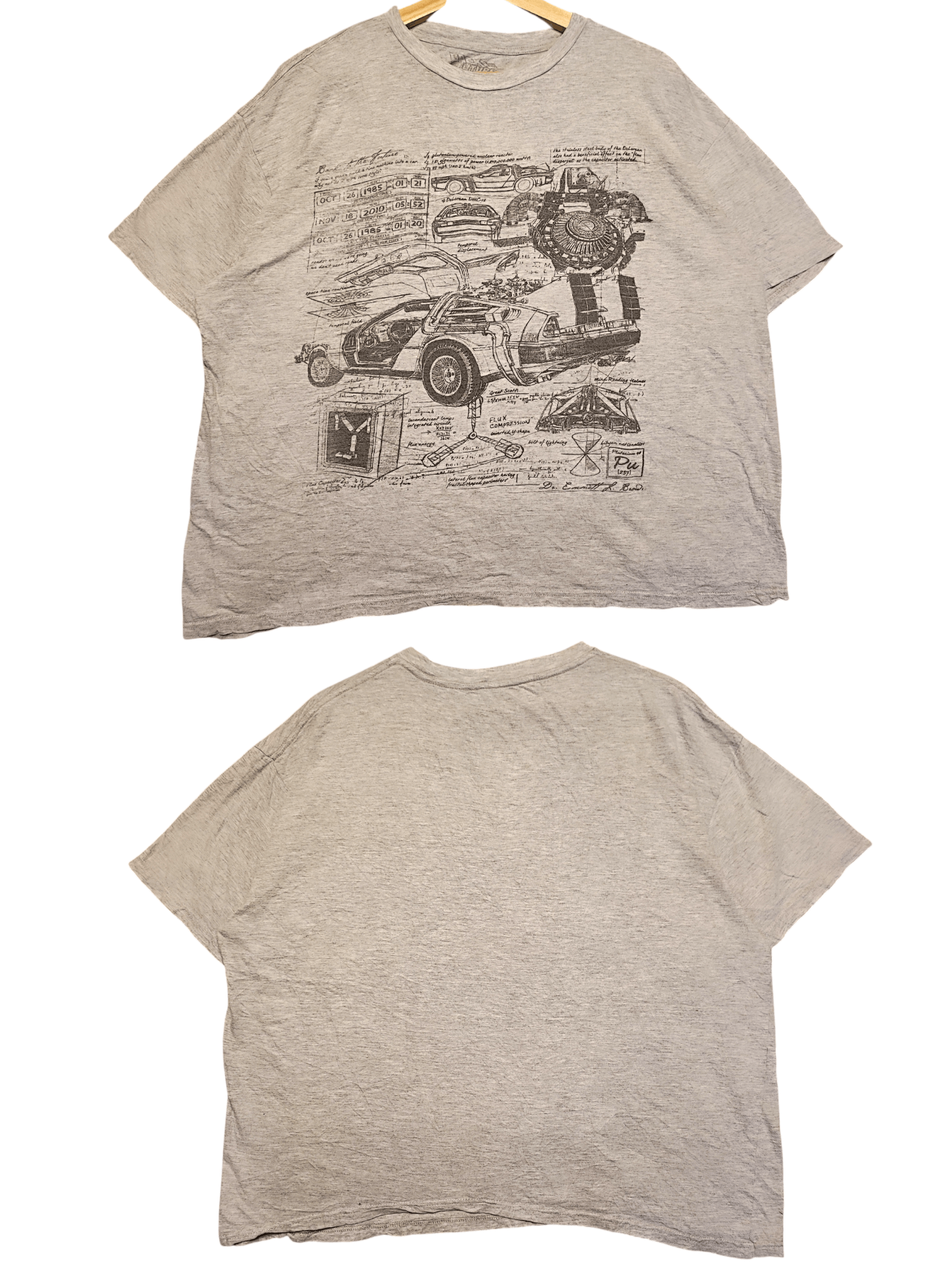 Vintage Back To The Futur Cyber Car Retro Style T Shirt