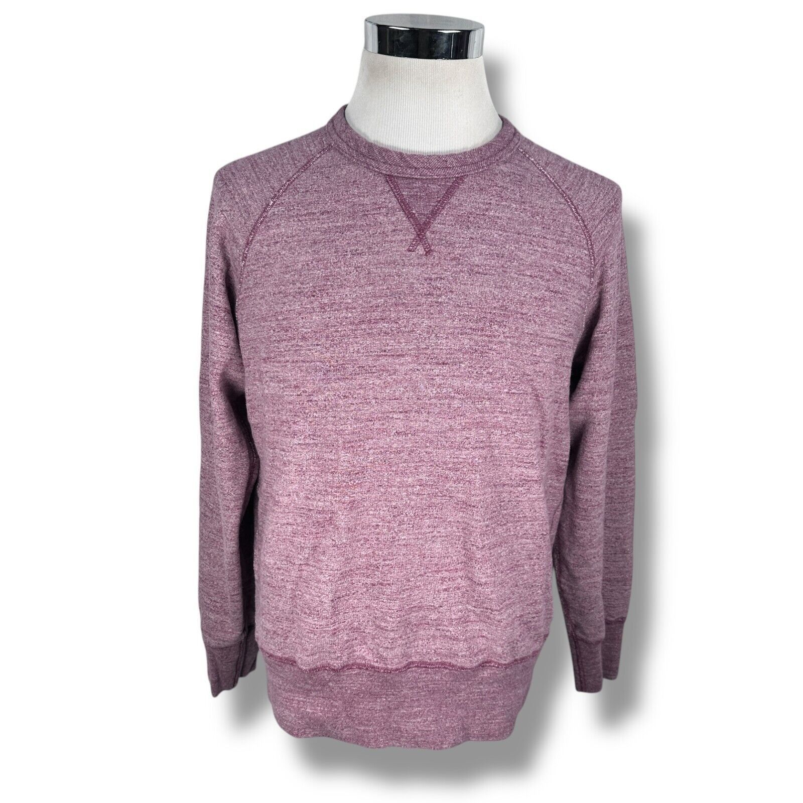 Snyder Todd Snyder Sweatshirt Large Maroon Front V Crewneck T-Shirts, Hoodie | FlexRushtees.com
