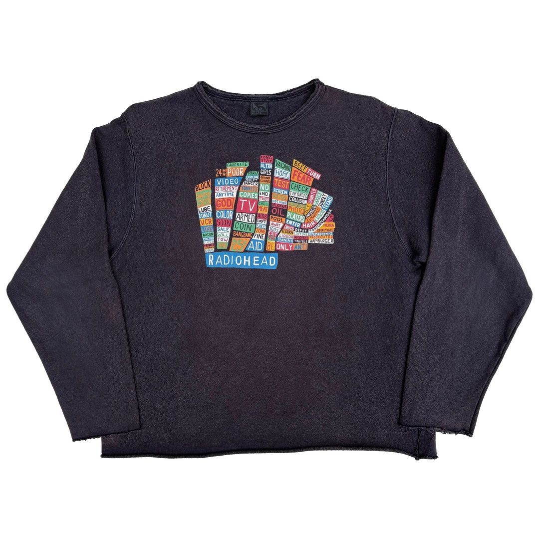Radiohead 2000 Vintage Waste Merch Hail Thief Sweatshirt T-Shirts, Hoodie | FlexRushtees.com