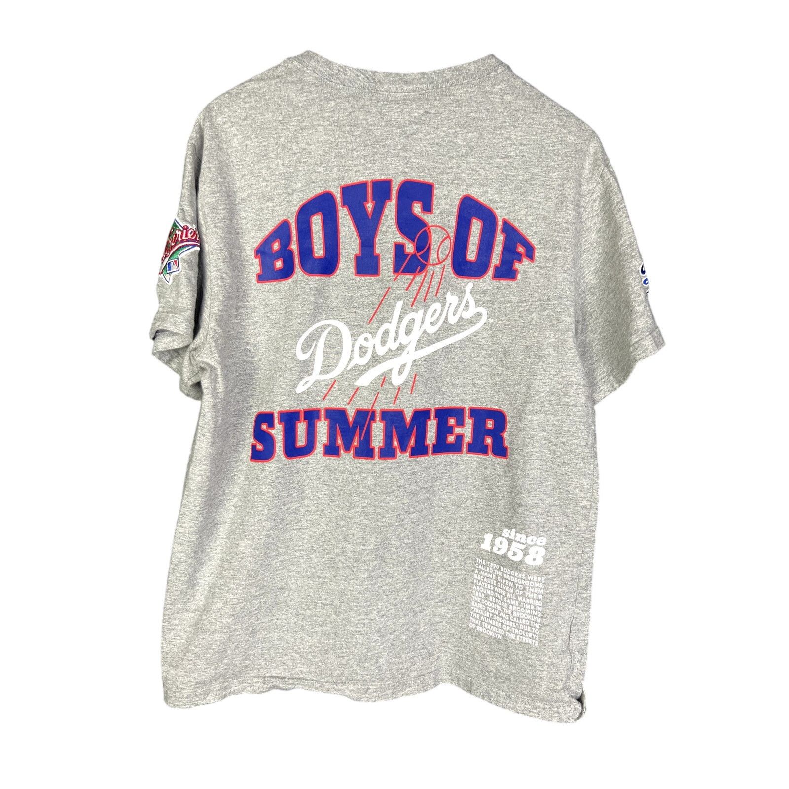 Mitchell Ness Men S Dodgers 1988 World Series Boys Of Summer T Shirt M Hoodie, Sweatshirt | FlexRushtees.com