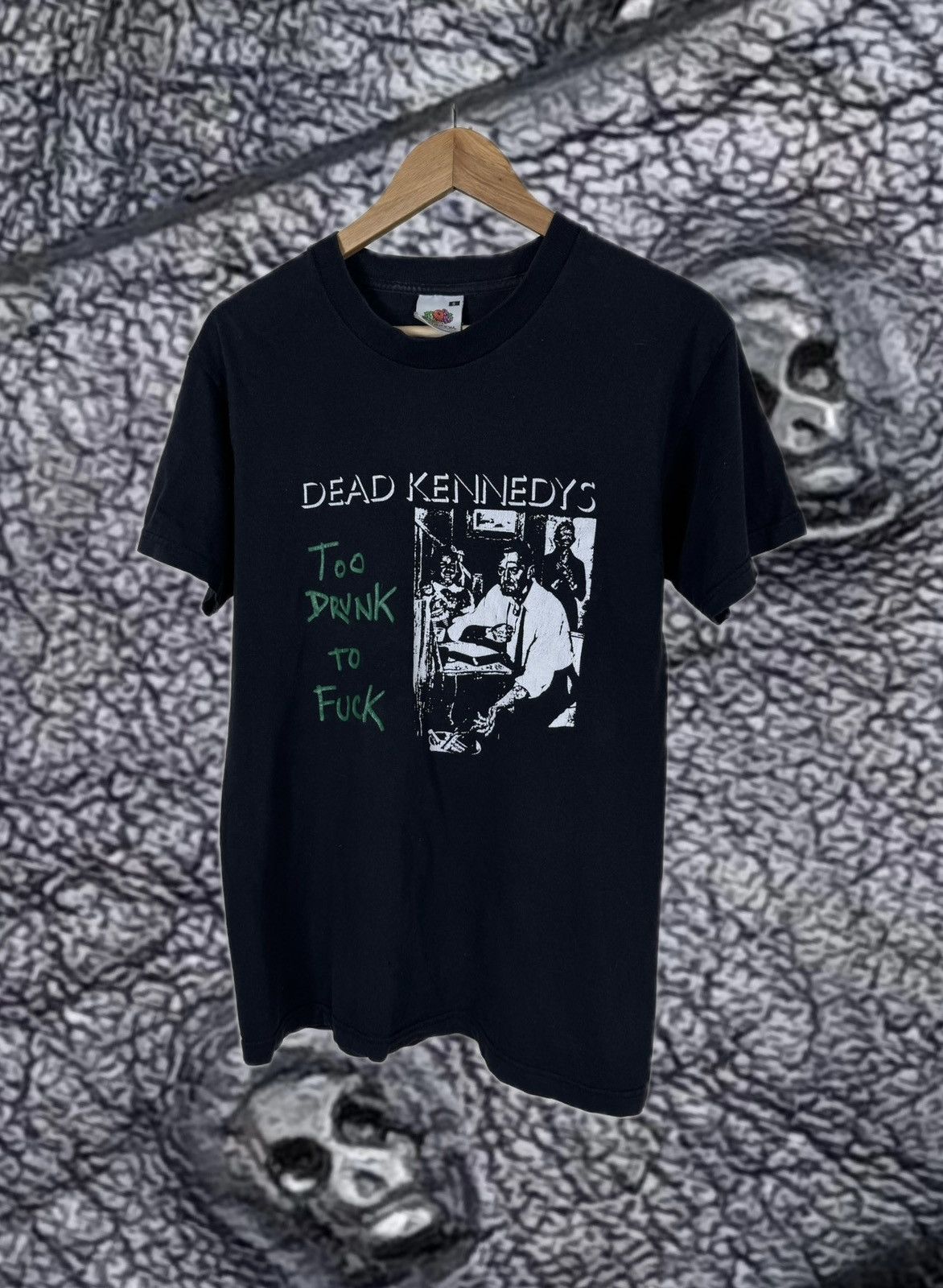 Band Tees Dead Kennedys Too Drunk To Fuck Vintage 90 S Band Tee Hoodie, Sweatshirt | FlexRushtees.com