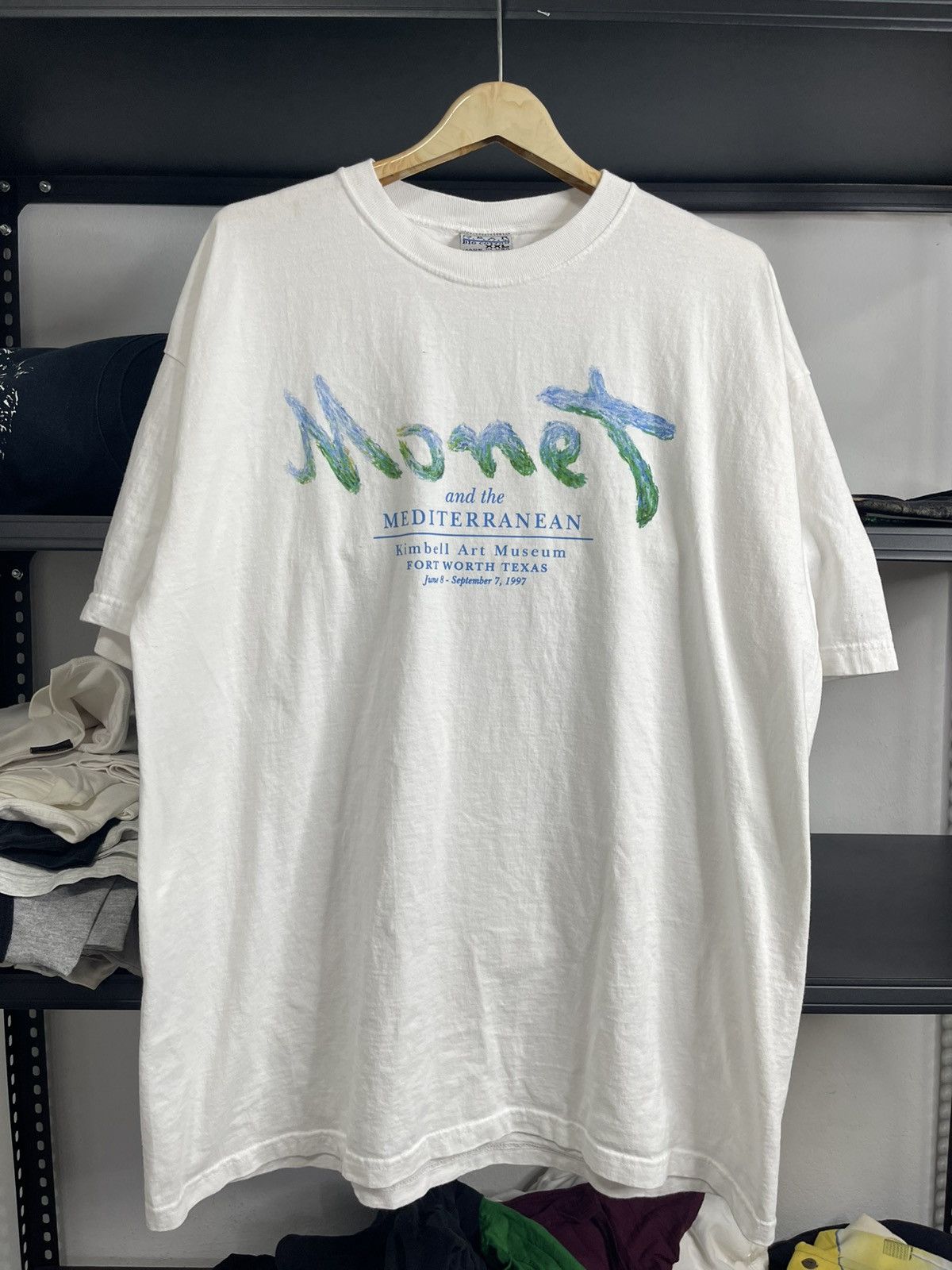 Arts Science Rare Vintage 1997 Monet And The Mediterranean Museum Art Tee Hoodie, Sweatshirt | FlexRushtees.com