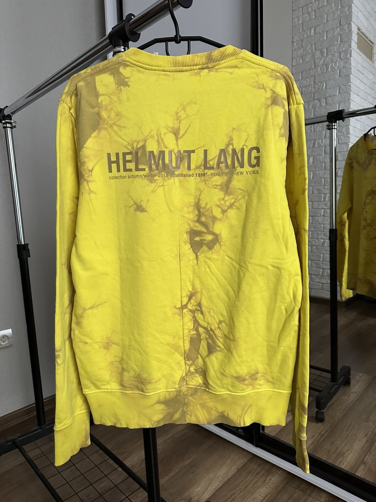 Lang Helmut Lang Tie Dye Sweatshirt Crewneck