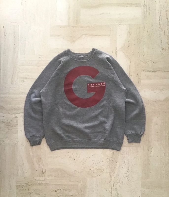 Russell Athletic X Vintage 1988 Vintage Harvard Business School Sweat Raglan Jerzees