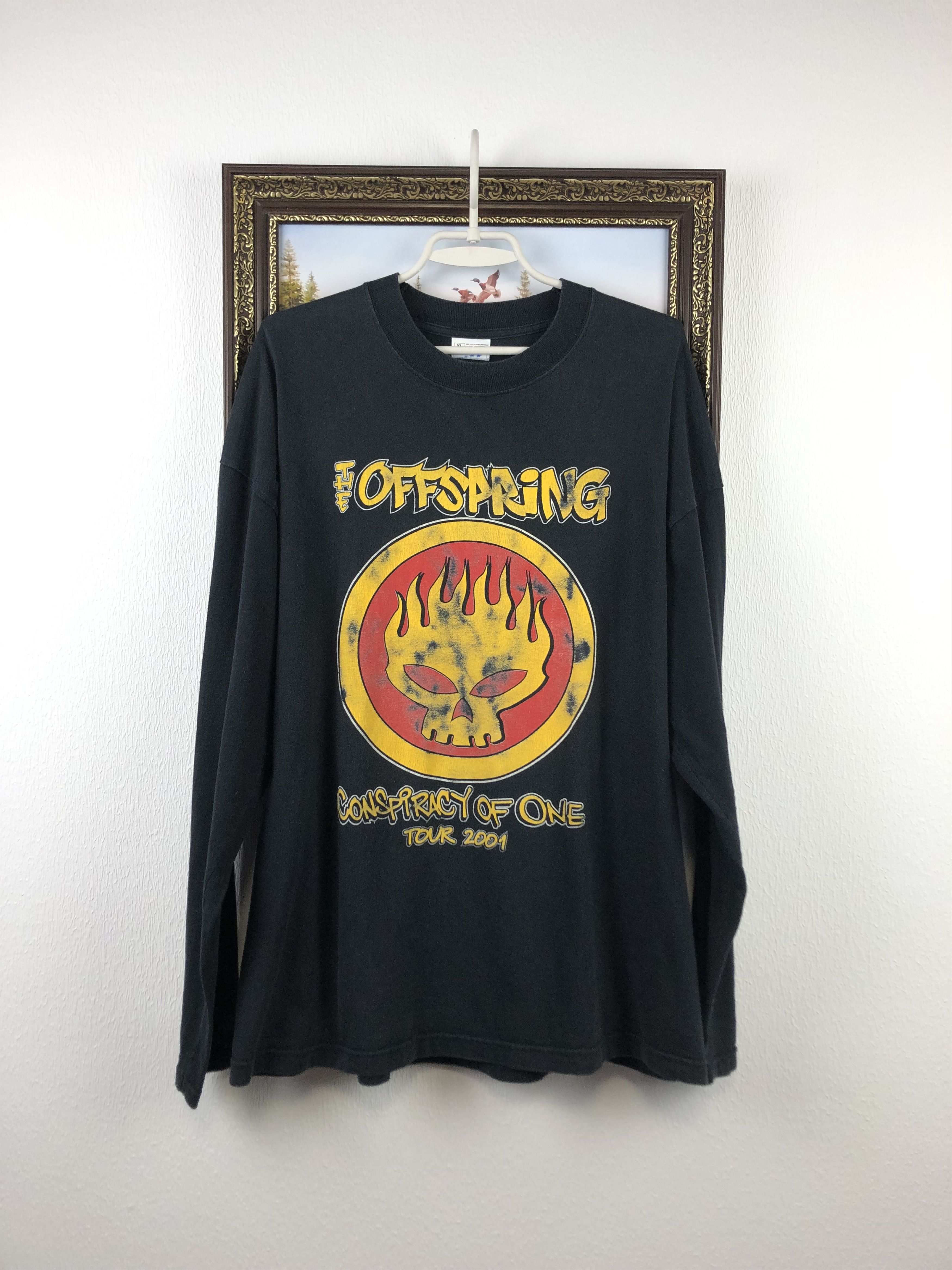 Vintage The Offspring Conspiracy Of One Shirt Long Sleeve Hoodie, Sweatshirt | AU16VibeMintTees.com
