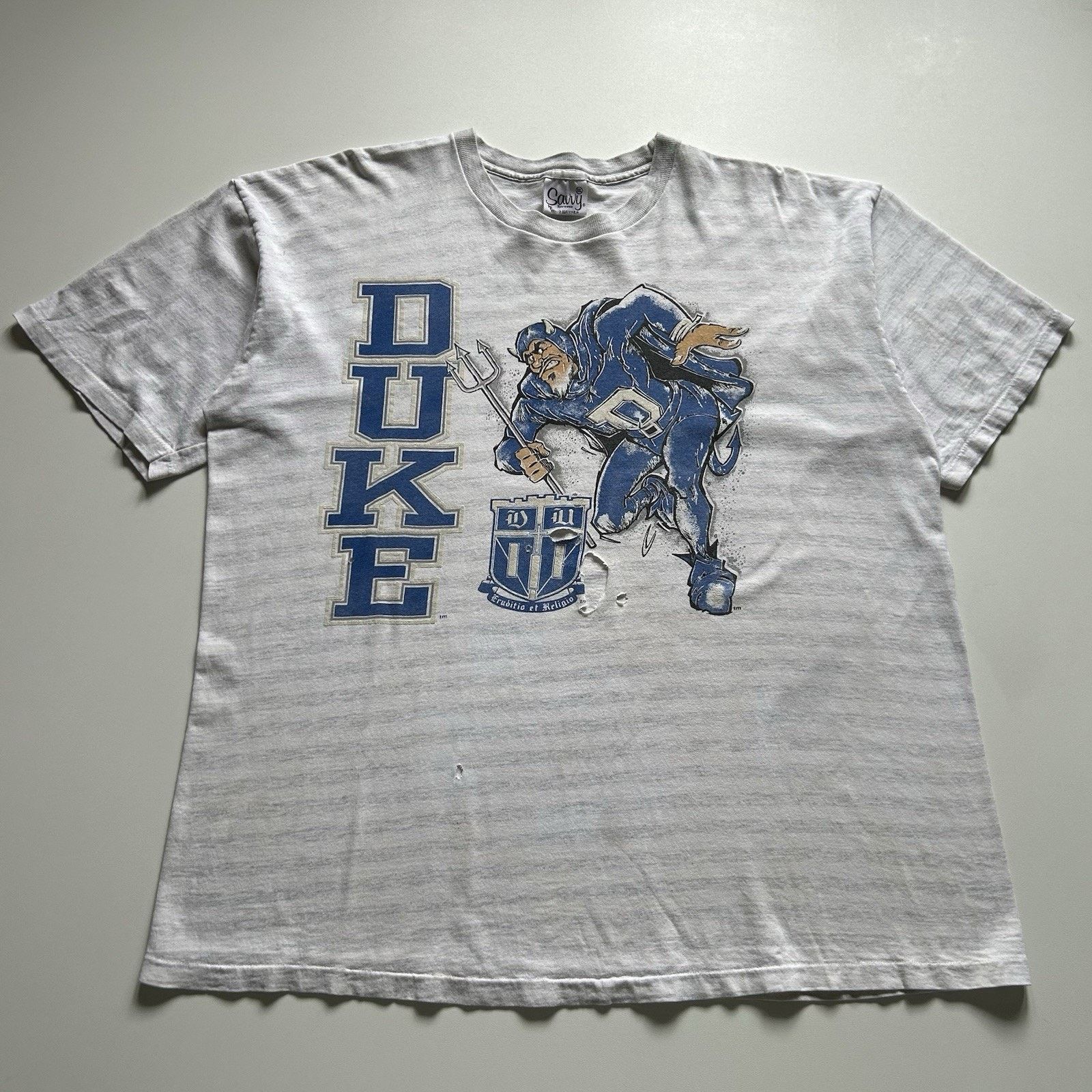 Ncaa Vintage Duke University Blue Devils T Shirt Xxl 90s Ncaa Hoodie, Sweatshirt | FlexRushtees.com