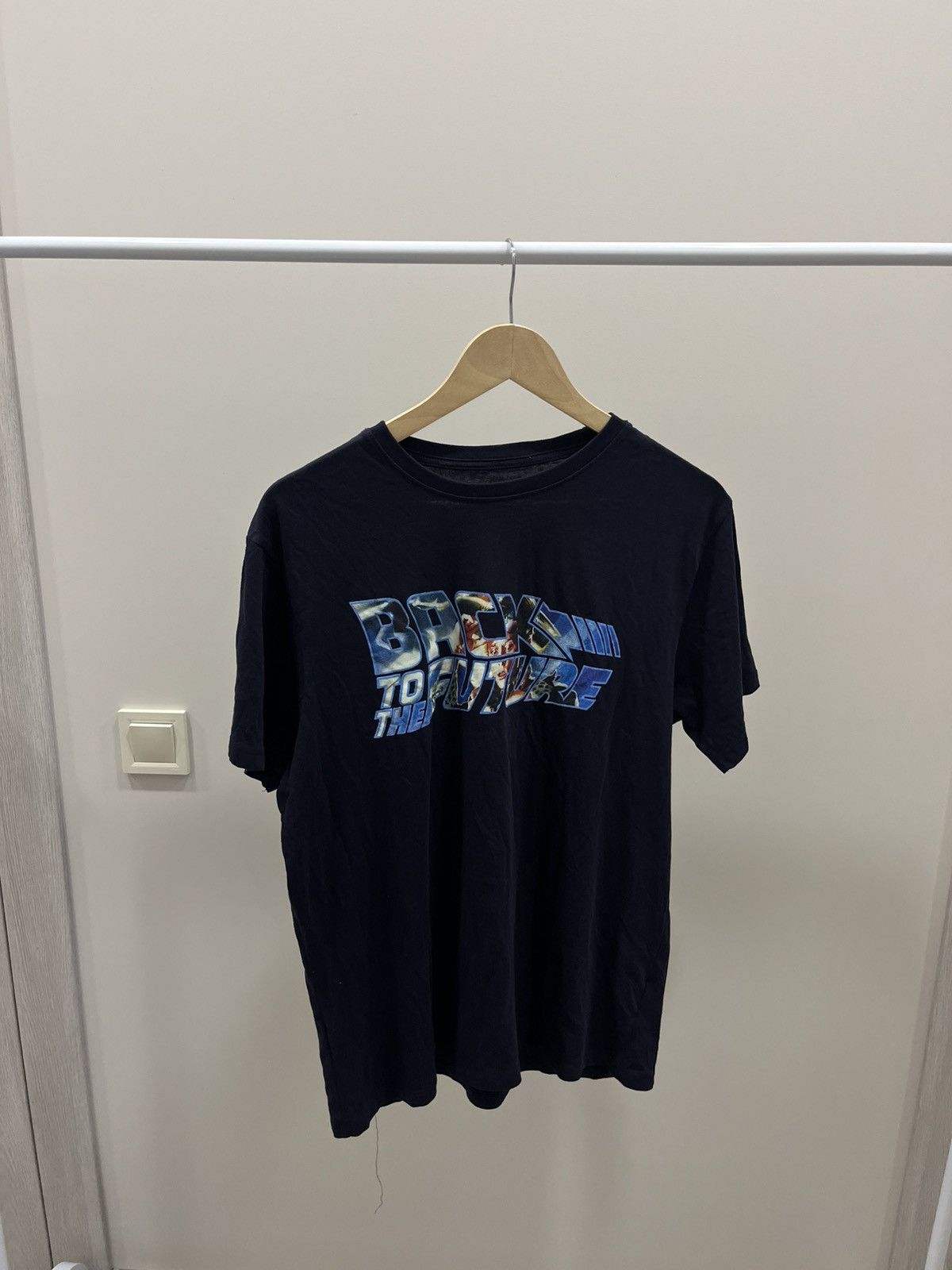 Band Tees Back To The Future T Shirt Big Graphic Print Logo Size M