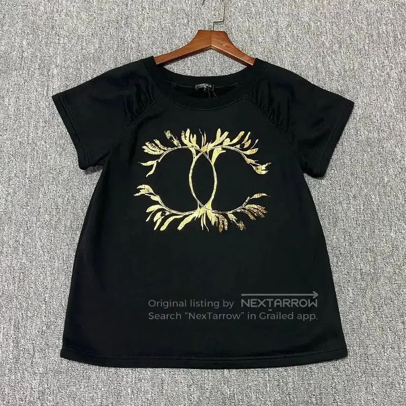 Chanel Black Cotton Summer T Shirt Hoodie, Sweatshirt | FlexRushtees.com