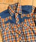 Vintage 70s Western Shirt Made In Usa Unbrand