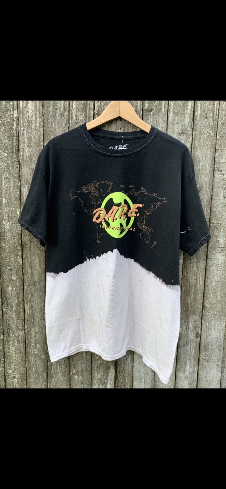 D A R E Rare D A R E Half Bleached T Shirt Small Hoodie, Sweatshirt | FlexRushtees.com