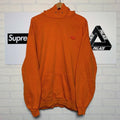 Vintage Hoodie Mini Logo Blank Orange Vintage Fruit Of The Loom
