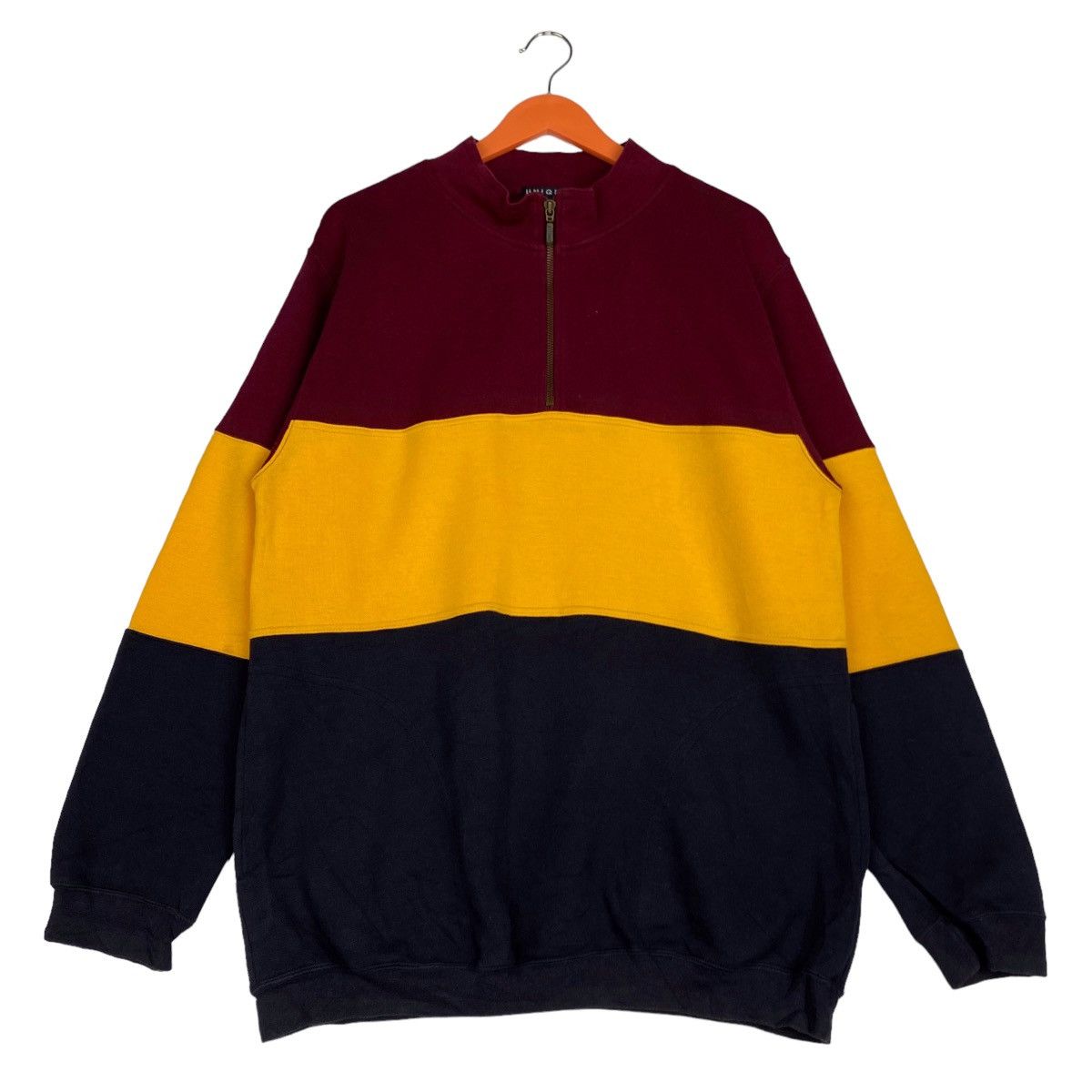 Vintage Uniqlo Quater Zip Turtleneck Sweatshirt