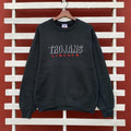 Vintage 90s Jerzees Trojan Lincoln Sweatshirt Embroidered