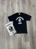 Bape Com College Tee Black Hoodie, Sweatshirt | FlexRushtees.com