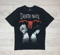 Death Note Anime Black Print Streetwear T Shirt