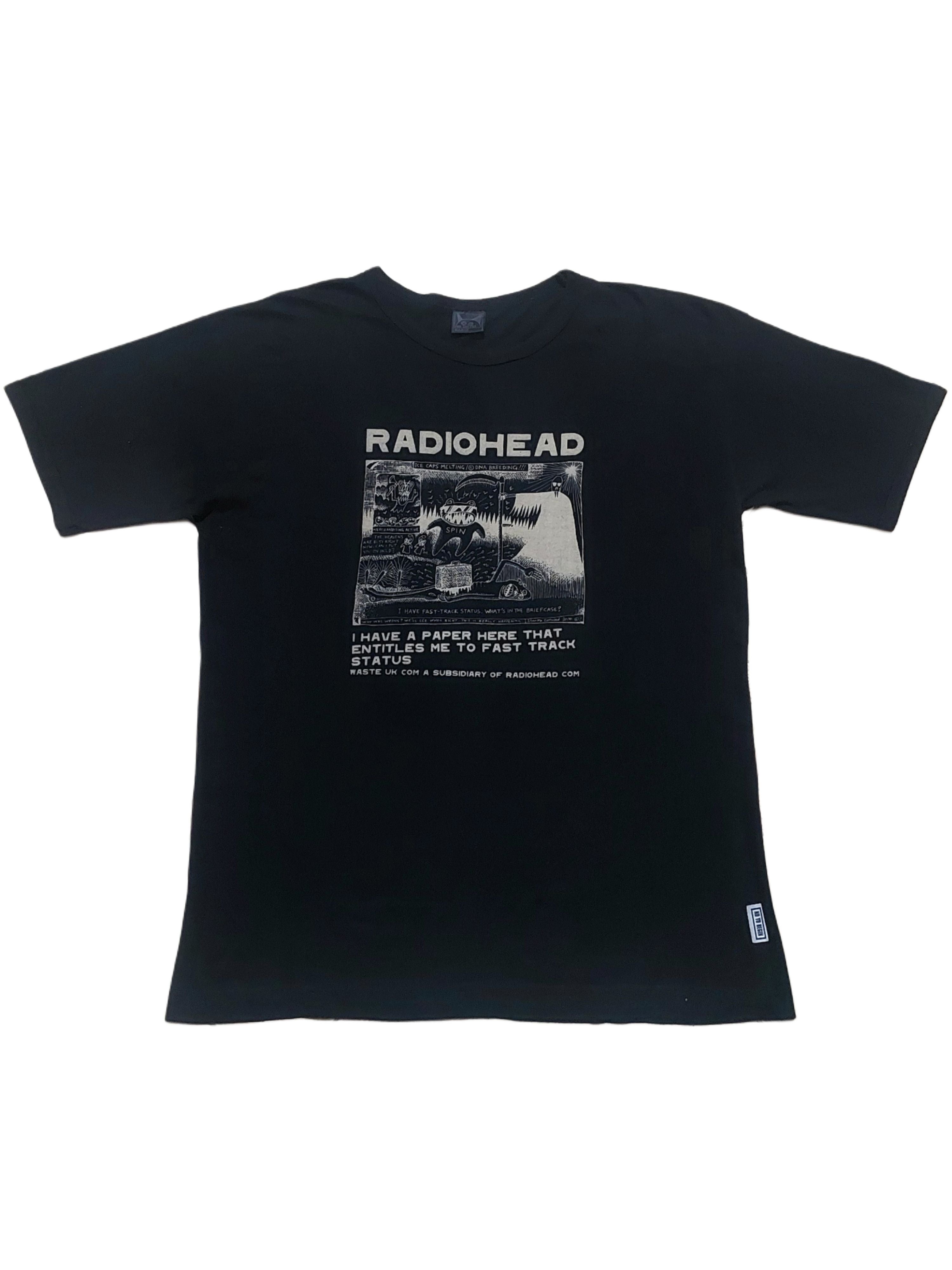 Band Tees Vintage 2000 Radiohead S Kid A Hoodie, Sweatshirt | FlexRushtees.com