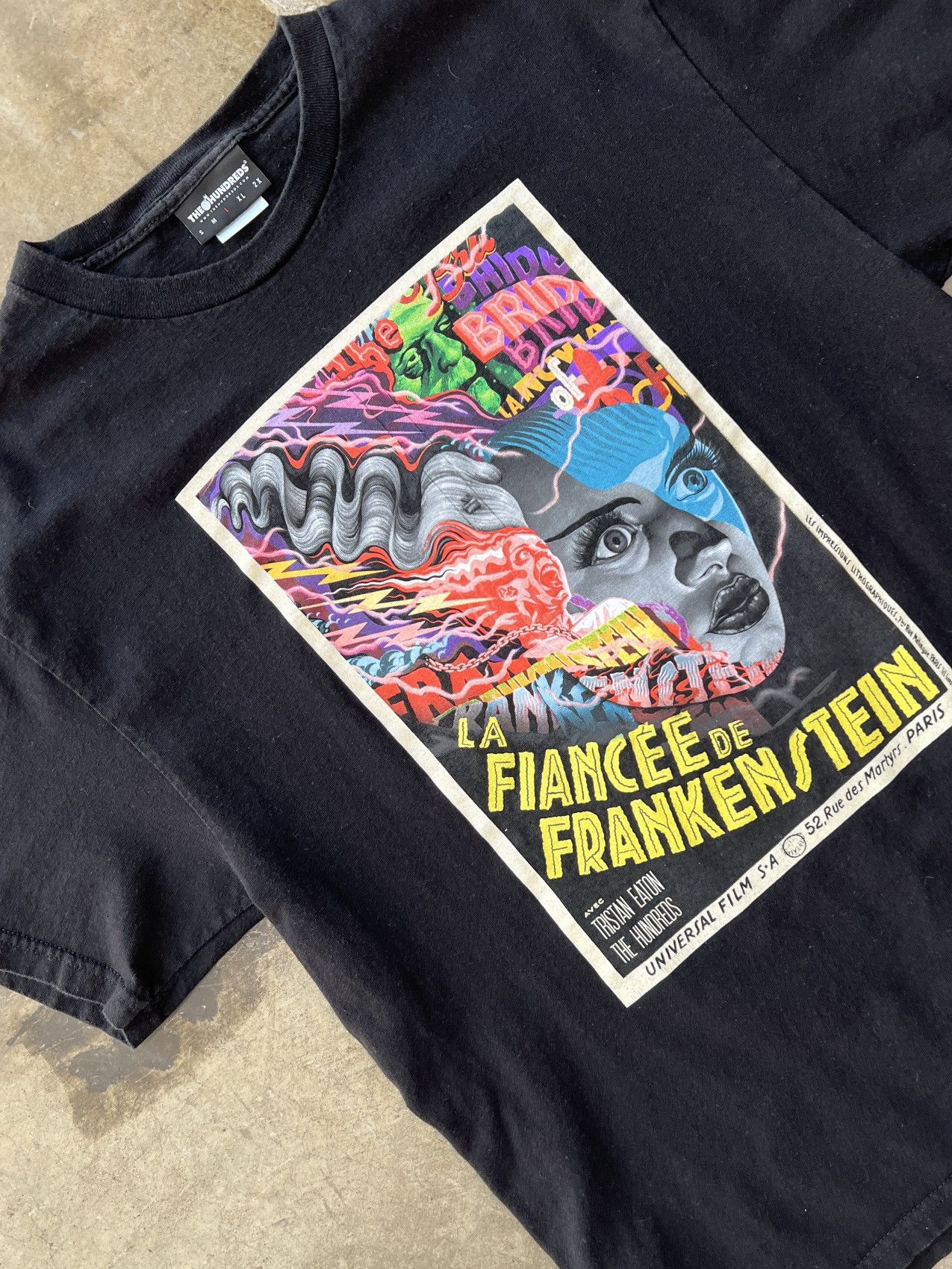 Hundreds The Hundreds La Fiancee De Frankenstein Tee Large Hoodie, Sweatshirt | FlexRushtees.com