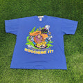Vintage 1991 Funny Roughing It Camping Shirt Xl 24x28 Usa