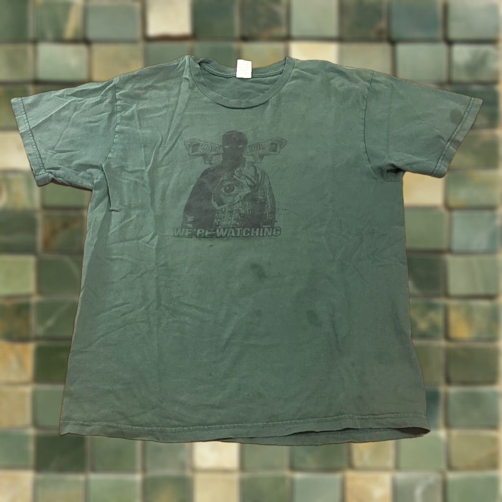 Evil Half Evil We Re Watching T Shirt Large T Shirt Men L Green 333 Pre Owned Hoodie, Sweatshirt | FlexRushtees.com